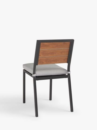 Platform Garden Dining Chair, Set of 2, Grey